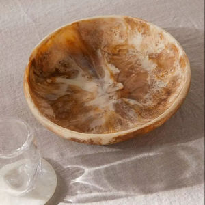 Plateau de service pour le petit-déjeuner en résine de qualité supérieure avec bords surélevés pour un transport sûr des aliments - Product Image 1