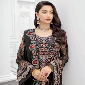 Ramsha ชุดปาร์ตี้งานแต่งงานผ้าชีฟอง3ชิ้นสำหรับปากีสถาน - Product Image 2