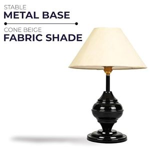 Lampe de table à imprimé floral, base en bois, lampe de chevet, lampe de bureau, lampe décorative pour la maison, lampe de chambre d'hôtel, design éclectique, forme de feuille - Product Image 5
