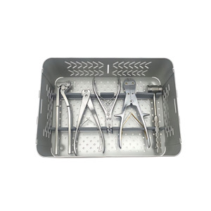 Kit d'outils chirurgicaux orthopédiques de haute qualité pour la réparation des fractures des petits animaux, en acier inoxydable allemand, meilleur fournisseur en gros - Product Image 4