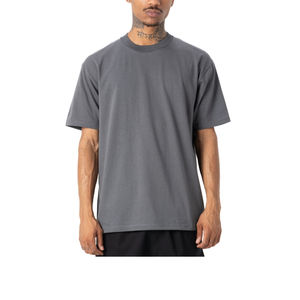 T-shirt en coton tricoté 100% avec poche, col rond, manches courtes, style décontracté, couleur unie, pour homme, idéal pour le quotidien et les vêtements de travail écologiques - Product Image 4