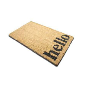 Tapetes de Entrada de Fibra de Coco Antideslizantes con Reverso de PVC, Diseño Personalizado, Tamaño/Forma/Grueso/Estampado Personalizables, Hechos a Máquina, Estilo Moderno - Product Image 5
