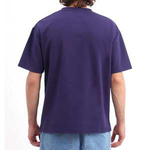 2025 Wholesale 100% cotton T-shirt for men loose fit printed Heavyweight <b>Plain</b> Custom Oversized T Shirt Graphic Plus Size Men's - Product Image 6