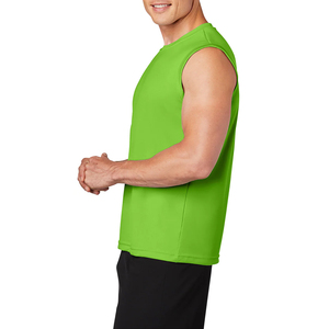 Breathable <b>Moisture</b> Wicking Quick Dry Eco-Friendly Mens Tank Top Custom Logo Customizable Design for Fitness Training - Product Image 4
