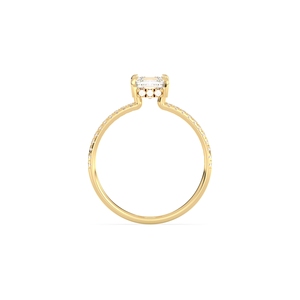 Anillos de Boda de Diamantes Cultivados en Laboratorio HPHT CVD de Oro Sólido de 14K, Precio de Fábrica REYES, Joyería Fina Minimalista para Mujer - Product Image 5