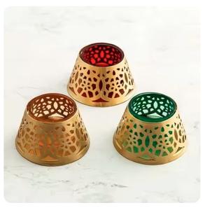 High Quality Table Decoration Metal Votive <b>Candle</b> Decor <b>Tree</b> Shaped <b>Christmas</b> Decoration <b>Candle</b> Votive Exquisite Lighting - Product Image 5