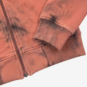 Ensemble de survêtement deux pièces pour homme, effet délavé, veste à capuche zippée intégrale et pantalon de jogging assorti, coupe décontractée confortable, vêtements urbains - Product Image 3