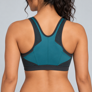 Sujetadores deportivos sexys para mujer al por mayor, diseño y color personalizados, tops lisos para gimnasio, sujetadores deportivos de alto impacto para yoga para mujer - Product Image 2
