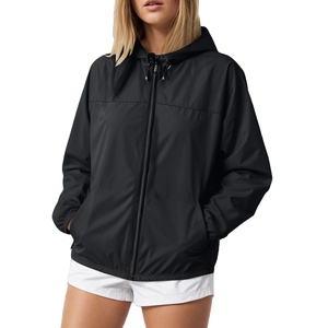 Custom Logo Waterproof Jacket High Quality Jackets Fashion Casual Breathable Windbreaker <b>Hoody</b> Jacket For women - Product Image 3