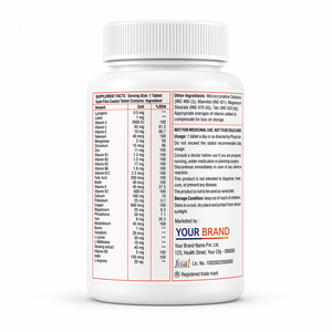 Tabletas de Ginseng Multivitamínicas, Multiminerales y Antioxidantes de Calidad de Exportación para Energía y Bienestar - Product Image 2