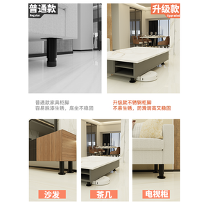 Adjustable Stainless Steel Furniture Legs For Table Cabinet <b>Sofa</b> <b>Bed</b> Support Weight Bearing - Product Image 3