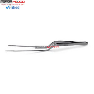 Pinzas para Oídos de 5.5 Pulgadas con Forma de Bayoneta, Instrumento Quirúrgico ORL, Pinzas de Precisión de Acero Inoxidable Alemán para Aplicación Médica - Product Image 3