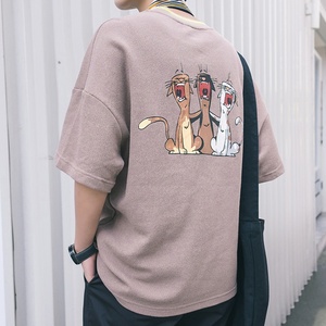 Camiseta lisa con logo de bajo coste para hombre, venta al por mayor, fabricante de fábrica, cuello redondo, ropa de gimnasio para correr, precio barato - Product Image 2