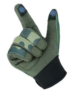 Guantes Cómodos y Ligeros de Camuflaje de Poliéster con Nudillos Reforzados de Fibra de Carbono para Ciclismo al Aire Libre, Absorción de Impactos - Product Image 4