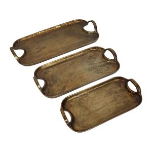 Bandejas para Servir Comida con Asas, Bandejas Antiguas, Juegos de Regalo, Artesanías, Aptas para Alimentos, Estilo Personalizado, Bandeja Decorativa, Precio de Fábrica - Product Image 1