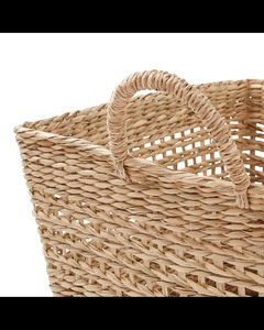 ตะกร้าสานจากหญ้าทะเลทรงสี่เหลี่ยม ฐานเอียง ตะกร้าเก็บของทำมือ ขายส่ง เป็นมิตรกับสิ่งแวดล้อม ผลิตในเวียดนาม - Product Image 6