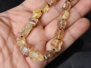 Scapolite polie brute, pierres de guérison, brin de 8 pouces, environ 10-15 mm de long, pour la fabrication de bijoux, pierre naturelle - Product Image 2