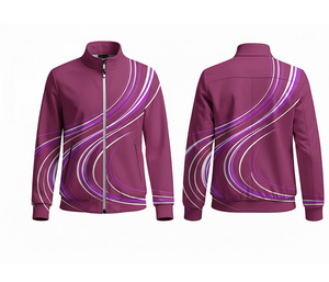 Veste de sport personnalisée à fermeture éclair intégrale avec impression par sublimation sur toute la surface, chaude, respirante et à séchage rapide |   Tailles Hommes Femmes Jeunes - Product Image 3