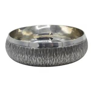 Bol en métal pour table de restaurant, bol en acier inoxydable pour servir des bonbons, des fruits secs, des collations - Product Image 2