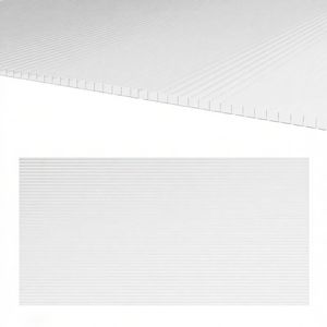 Panneaux de serre en polycarbonate double paroi de 14 pièces, 4FT X 2FT X 0.16" transparents, imperméables et protégés contre les UV pour puits de lumière et jardinage - Product Image 3