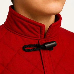 Gambeson matelassé rouge médiéval, veste rembourrée, costume historique, reconstitution historique, manteau rembourré en coton pour femmes - Product Image 4