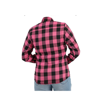 2026 Full Body % Cotton Breathable Unisex All Seasons High Quality Beaded Motorbike Flannel Riding Shirt Anti-Abrasion Biker - Product Image 3