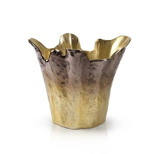 Juego de Cuencos de Aluminio Hechos a Mano de Lujo, Bañados en Oro, Ecológicos, de Gran Capacidad, para Retención de Hielo, Cubitera para Bebidas y Fiestas - Product Image 4