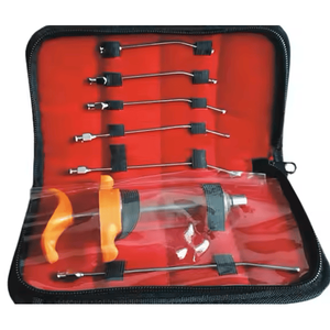 Ergonomic Veterinary Injection <b>Syringe</b> Set with Steel <b>Needles</b> Durable Use for Cattle Horse Goat Sheep Livestock - Product Image 5