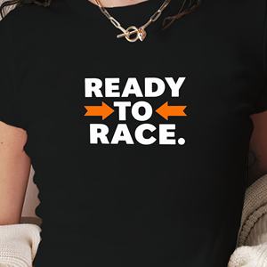 เสื้อยืดแฟชั่นทรงสลิมฟิตสำหรับผู้หญิงพร้อม Y2K พิมพ์ลายผ้าถัก - Product Image 1