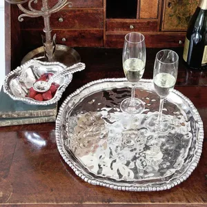 Bol en métal martelé fait main de qualité supérieure, bol décoratif de luxe pour servir les fruits, pour la décoration moderne de la maison, céramique vintage en porcelaine fine - Product Image 4