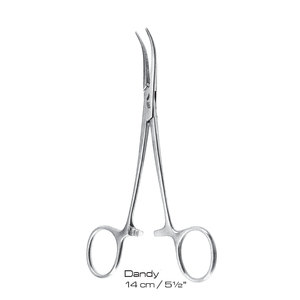 Pince hémostatique Dandy 14 cm (5,5 pouces) manuelle en acier inoxydable pour chirurgie générale, certifiée CE ISO13485 - Product Image 6