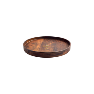 Vietchoice |   Plato Decorativo de Madera Hecho a Mano, Plato Decorativo de Madera Maciza Natural para Decoración del Hogar y Hoteles - Product Image 3