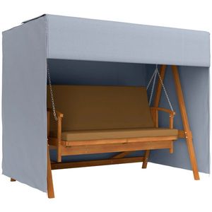 Copertura per Amaca da Esterno e Dondolo da Portico Grigio Scuro 81"x49"x65" - Coperture per Mobili - Product Image 1