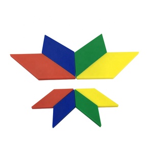 GD-48pcs Đồ Chơi Giáo Dục Stem Nhựa Hỗ Trợ Dạy Toán Hình Học Phân Số Vuông Mềm - Product Image 5