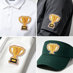 Écussons brodés en feutre non tissé écologiques, badges thermocollants avec logo pour vêtements, chaussures, chapeaux, sacs – Vente en gros directe usine - Product Image 2