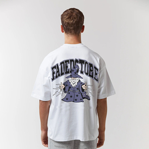 Camisetas Gráficas Streetwear con Estampado DTF, Camisetas de Tallas Grandes para Hombre, Camisetas con Lavado Ácido, Camisetas Vintage Personalizadas para Hombre, Camisetas Oversize - Product Image 2