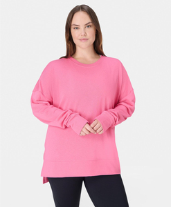 Sudadera de Felpa Orgánica al por Mayor para Mujer, Sudadera Oversize de Algodón Puro 100% para Mujer, Sudadera de Cuello Redondo - Product Image 1
