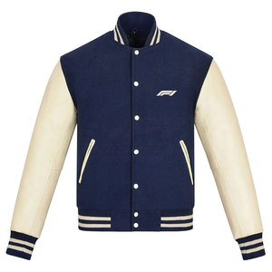 Veste Lettermen pour homme au design unique, de haute qualité, respirante et légère, col montant décontracté, hiver, service OEM pour la vente en ligne - Product Image 1