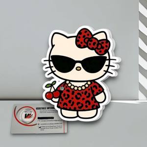 Placas Acrílicas para Pestañas Hello Kitty, Magnéticas, con Logotipo Personalizado, Color Flor, Forma de Diamante, Herramienta de Belleza Ecológica - Product Image 4