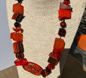 <b>Resin</b> Necklace Beads Necklace for Ladies Jewelry Fashion Jewelry Necklaces Collectible Cast Beads Modern <b>Resin</b> <b>craft</b> - Product Image 1