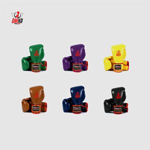 OMIKA Custom OEM Training Lightweight Full Finger Boxing Gloves Premium Leather Adjustable Wrist Strap Breathable Unisex - Product Image 4