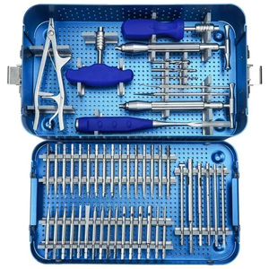 Juego de Instrumentos Quirúrgicos Ortopédicos de Precisión Mundial, Kit Manual de Extracción de Tornillos de Titanio, Certificado CE ISO13485 Clase I - Product Image 1