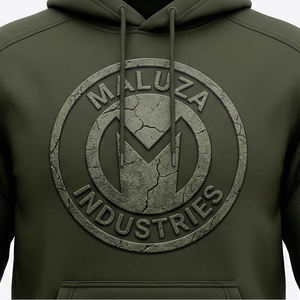 เสื้อฮู้ดดี้โลโก้ ONYX แบบซ้อนทับ MALUZA Industries เสื้อผ้าสตรีทแวร์เคลือบผิวคุณภาพพรีเมียม แฟชั่นเสื้อพูลโอเวอร์ - Product Image 5