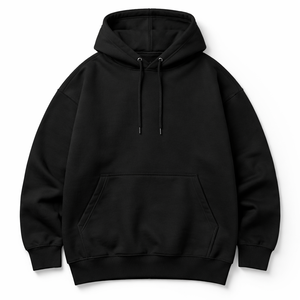 Proveedor de Sudaderas Extra Grandes Negras Personalizadas al por Mayor, 100% Algodón - Servicios OEM Disponibles - Product Image 5