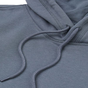 Sweat à capuche décontracté pour homme de qualité supérieure, 100% coton respirant, grande taille, avec poche, couleur unie - Product Image 4