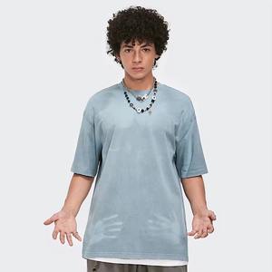 Camiseta de Punto Casual de Manga Corta para Hombre, Talla Grande, 180 Gramos, Diseño Liso con Opción de Impresión - Product Image 3