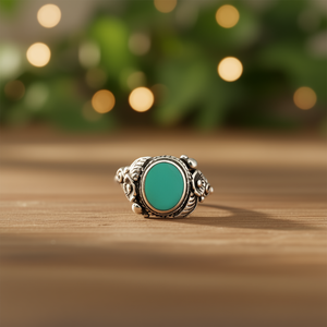 <b>Turquoise</b> Fashion <b>Ring</b> 3.5 Grams Weight - Product Image 3