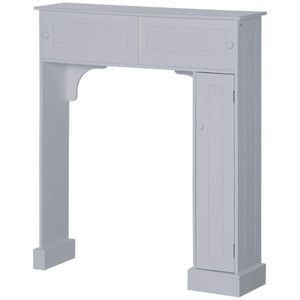 Pratico ripiano bagno grigio armadietto - Product Image 1