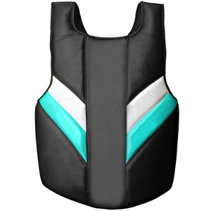 High Quality Royal Boxing Leather Boxing Chest & Belly <b>Protector</b> Guard for Martial Arts- Boxing Protective Gear Leather Chest - Product Image 3