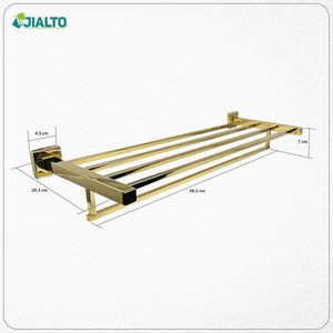 Toallero Plegable de Acero Inoxidable de 24 Pulgadas para Baño, Ahorra Espacio, Duradero y Elegante, Accesorios de Baño - Product Image 2